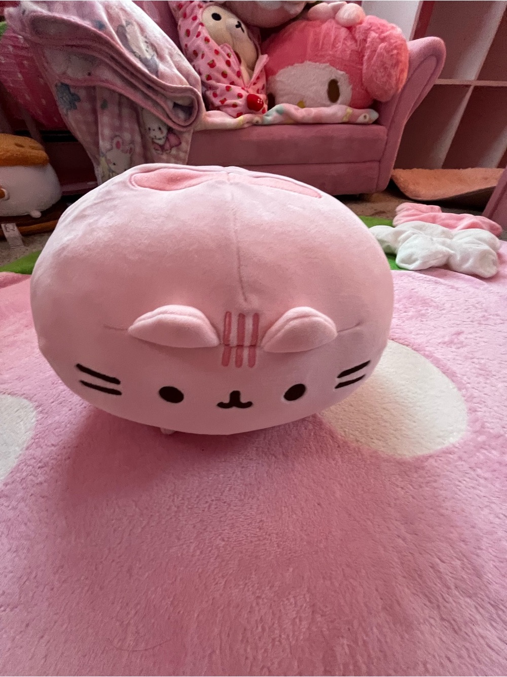 Pusheen Soft Pink Plush Cat Pillow
